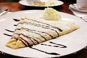 crepes de chocolate