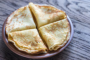 Preparación de crepes tradicionales